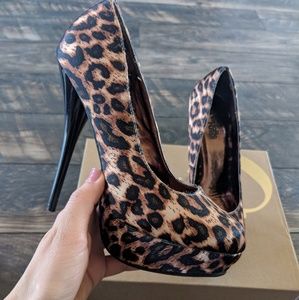 Cheetah Print Heels